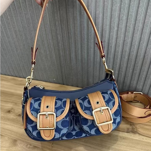 Coach Handbags - Coach Ashton bag in signature denim CY700 NWT